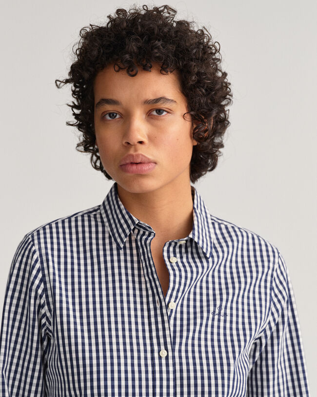Regular Fit Gingham Broadcloth Shirt