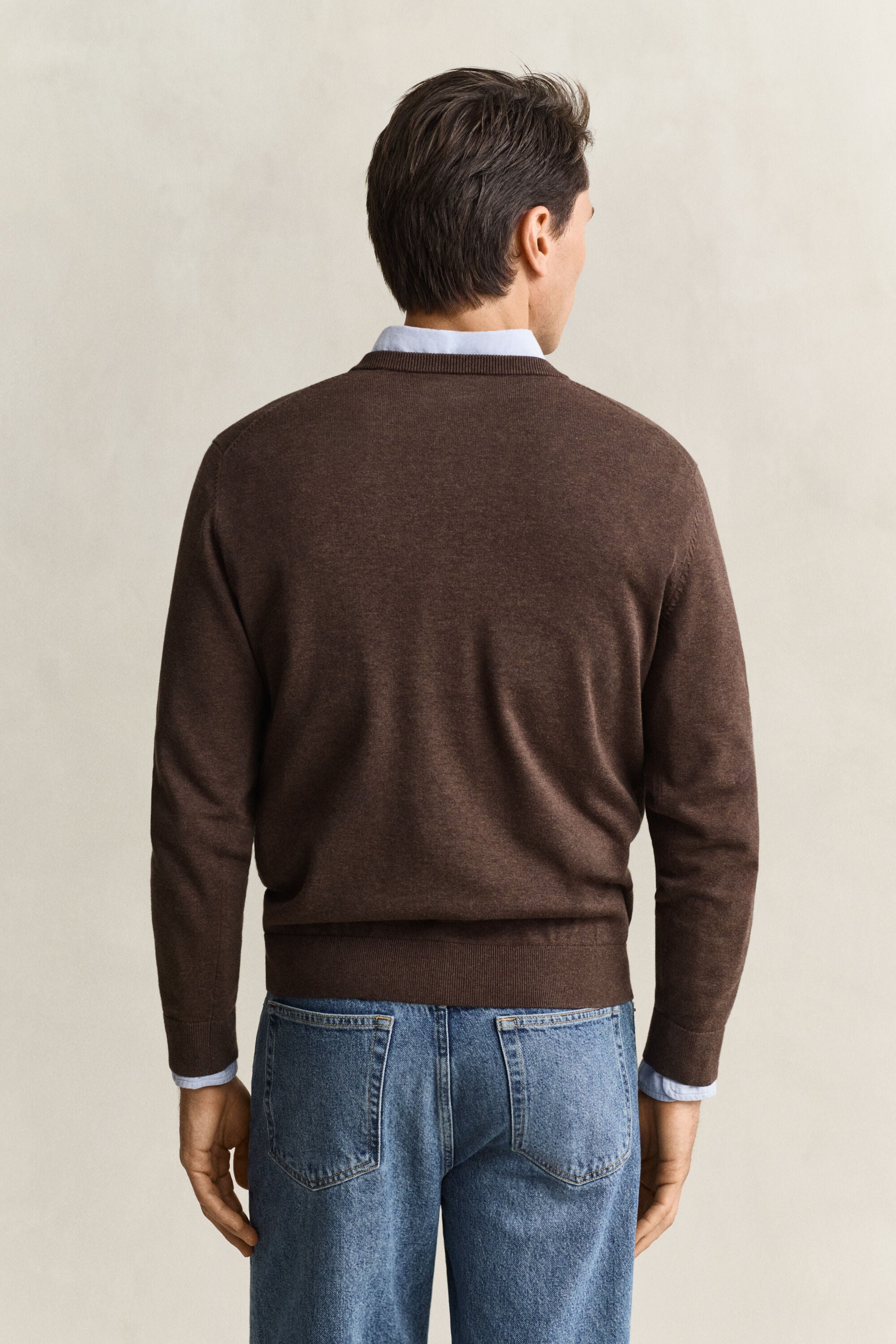 Cotton V-Neck Sweater