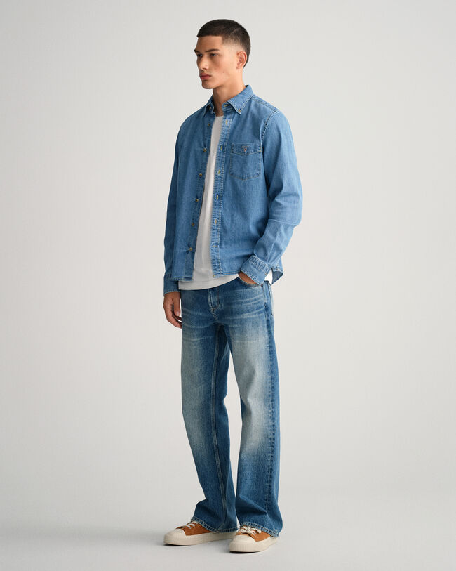 Slim Fit Denim Shirt