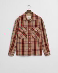 Relaxed Fit Checked Overshirt