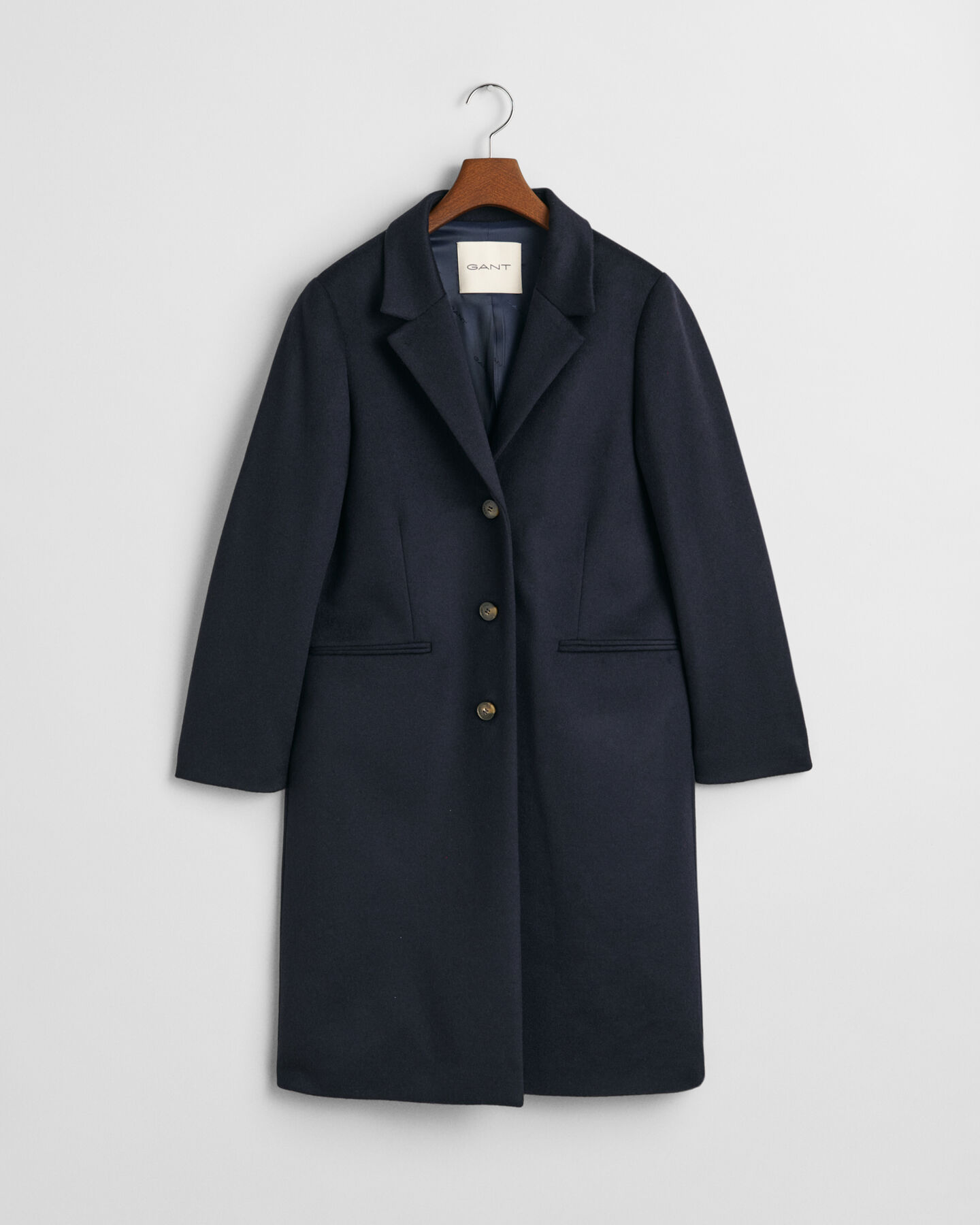 Classic Tailored Fit Wool Coat
