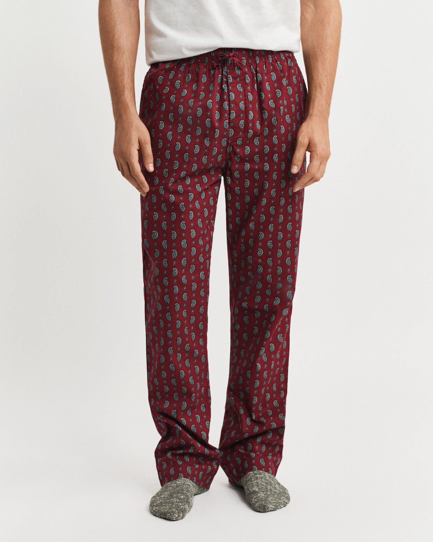 Paisley Print Flannel Pajama Pants