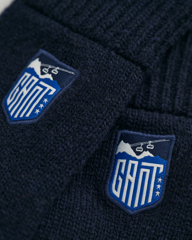 Teens Alpine Badge Knit Gloves