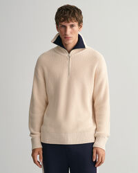 Rib Half-Zip Sweater