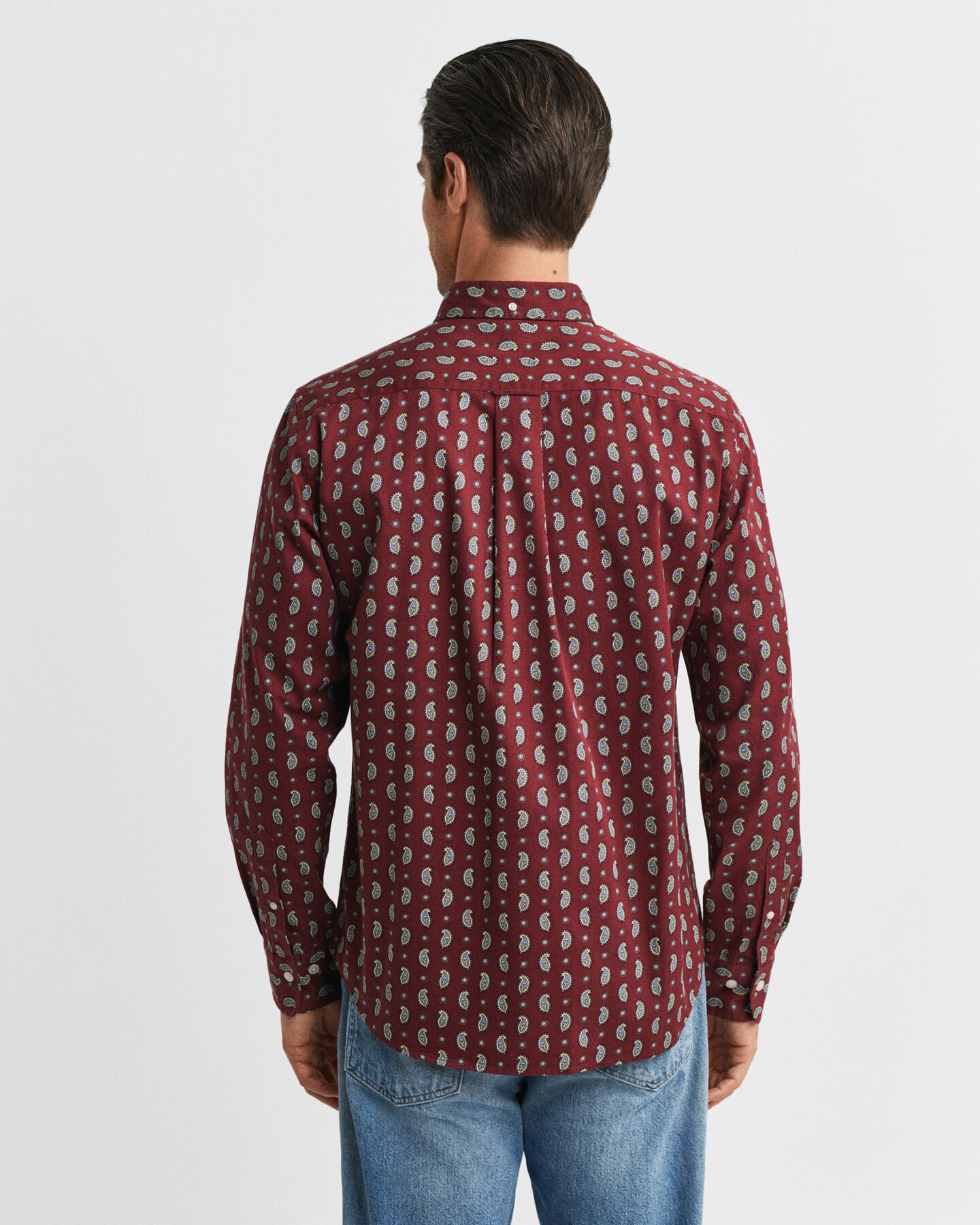 Regular Fit Paisley Printed Twill Shirt