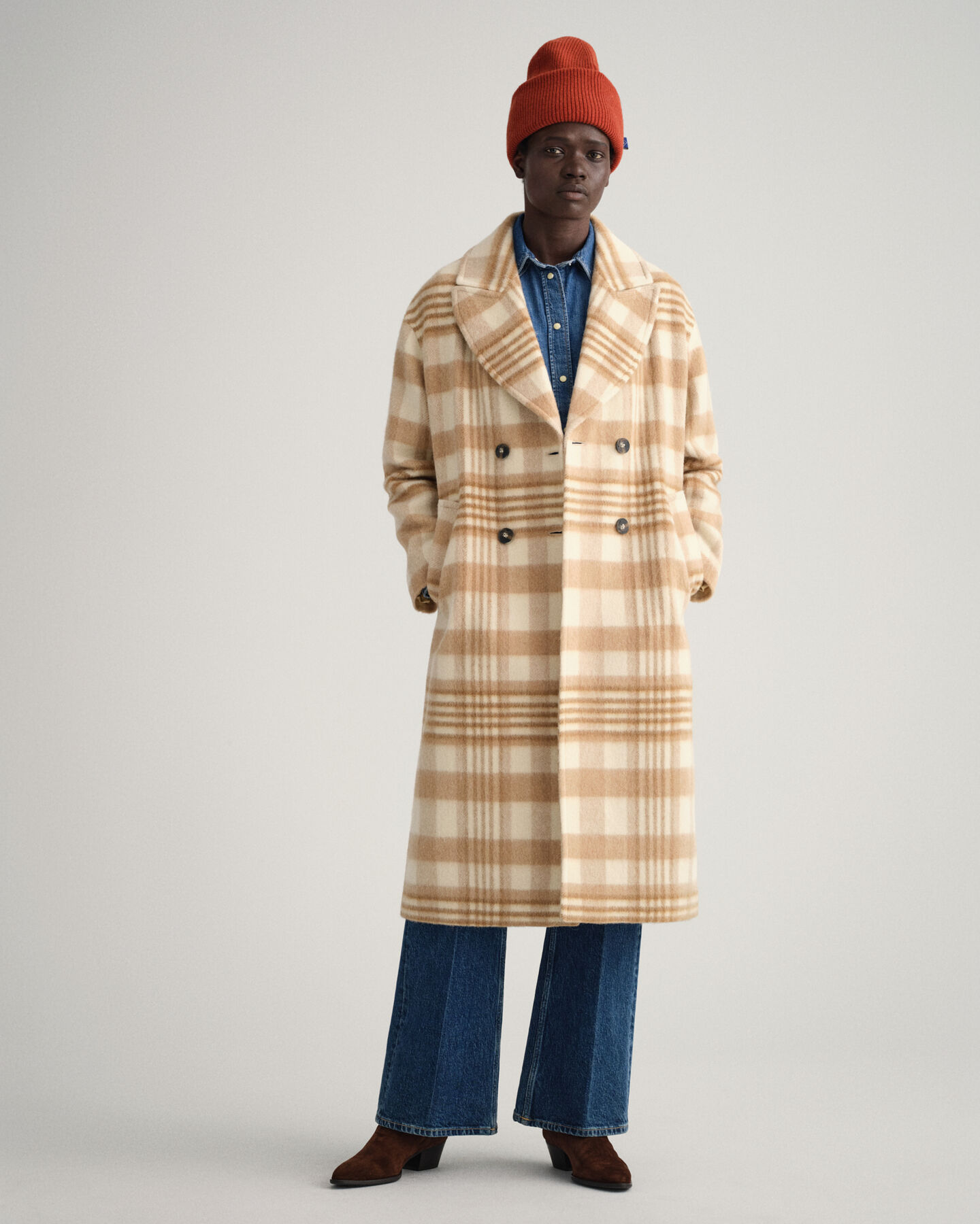 Checked Overcoat