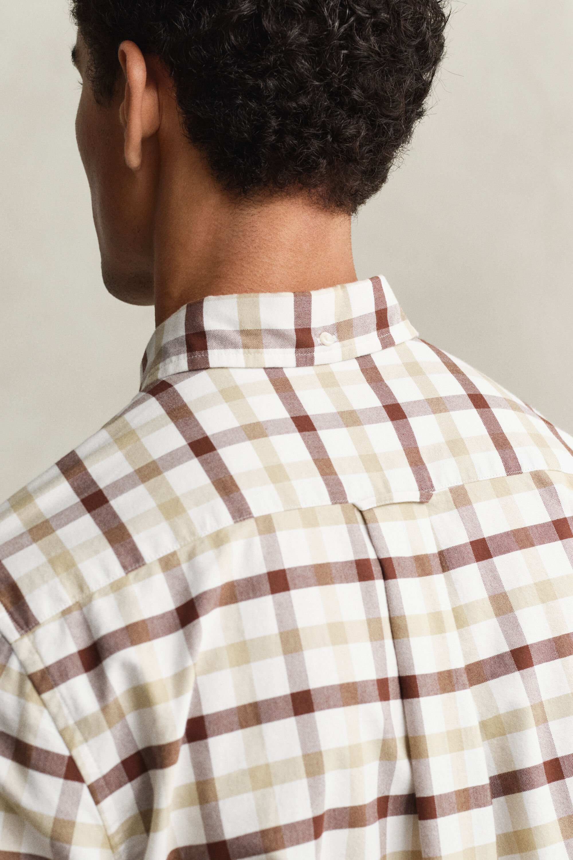 Regular Fit Checked Oxford Shirt