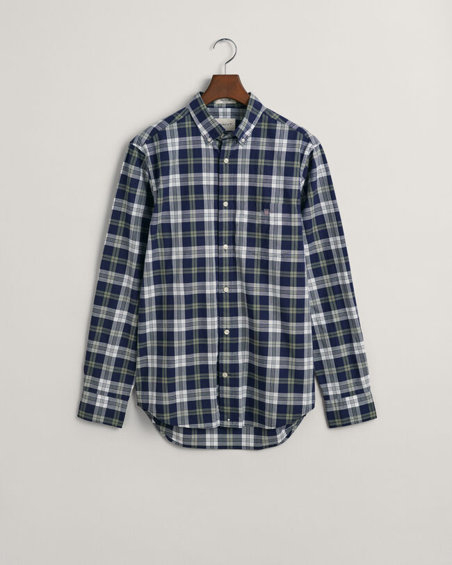 Regular Fit Checked Poplin Shirt