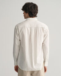 Relaxed Fit Pinstriped Seersucker Shirt