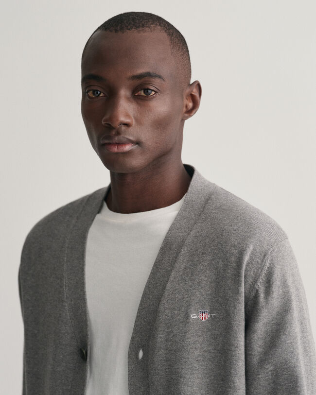 Classic Cotton V-Neck Cardigan