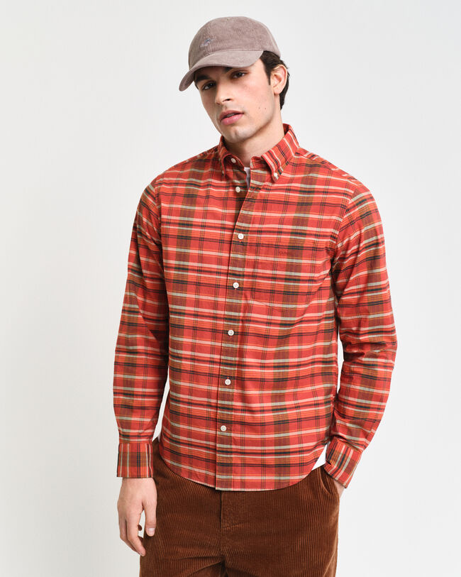 Regular Fit Checked Archive Poplin Shirt