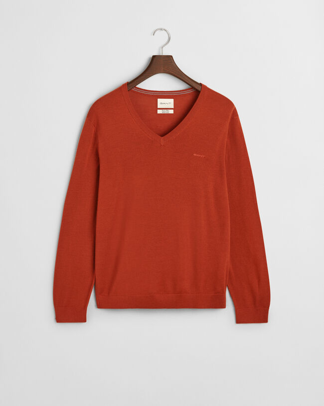Extra Fine Merino Wool V-Neck Sweater