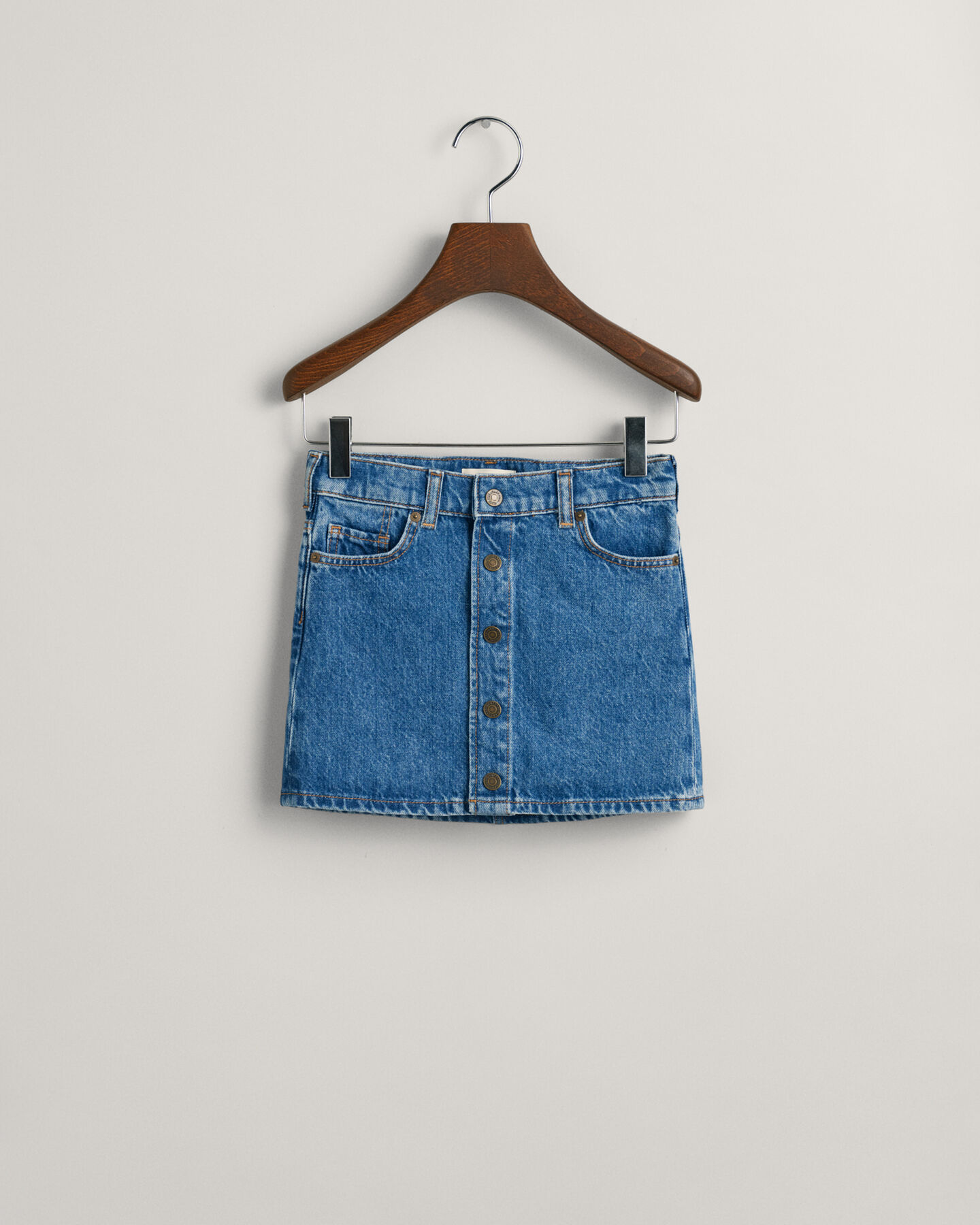 Girls Mini Denim Skirt