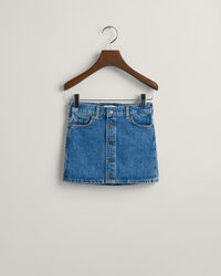 Girls Mini Denim Skirt