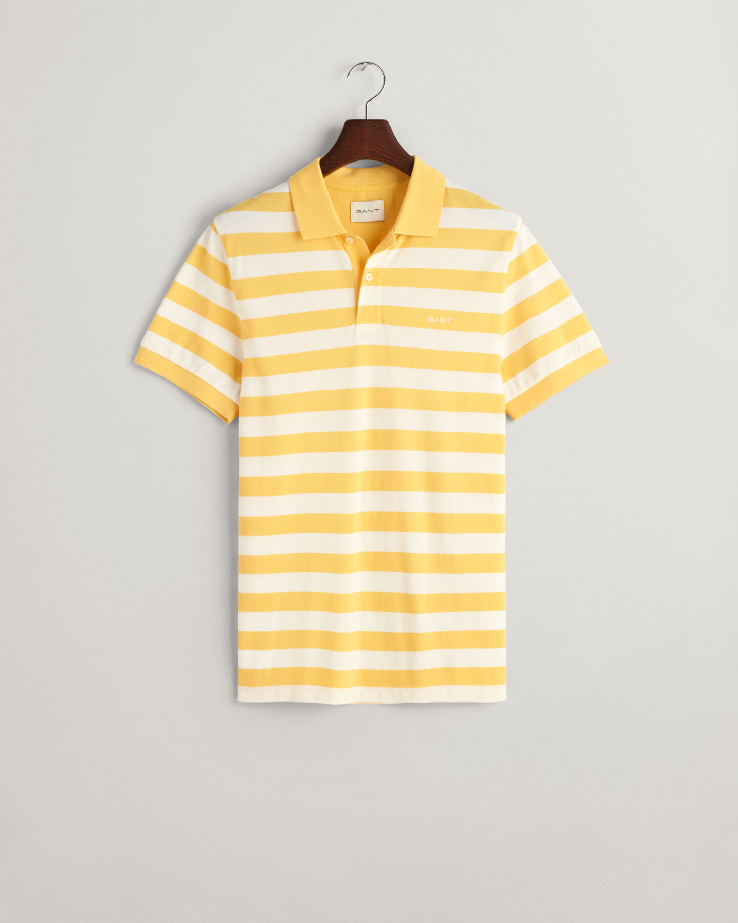 Wide Striped Piqu&eacute; Polo Shirt