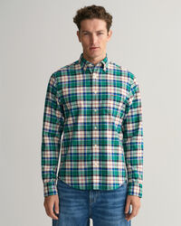 Regular Fit Checked Oxford Shirt