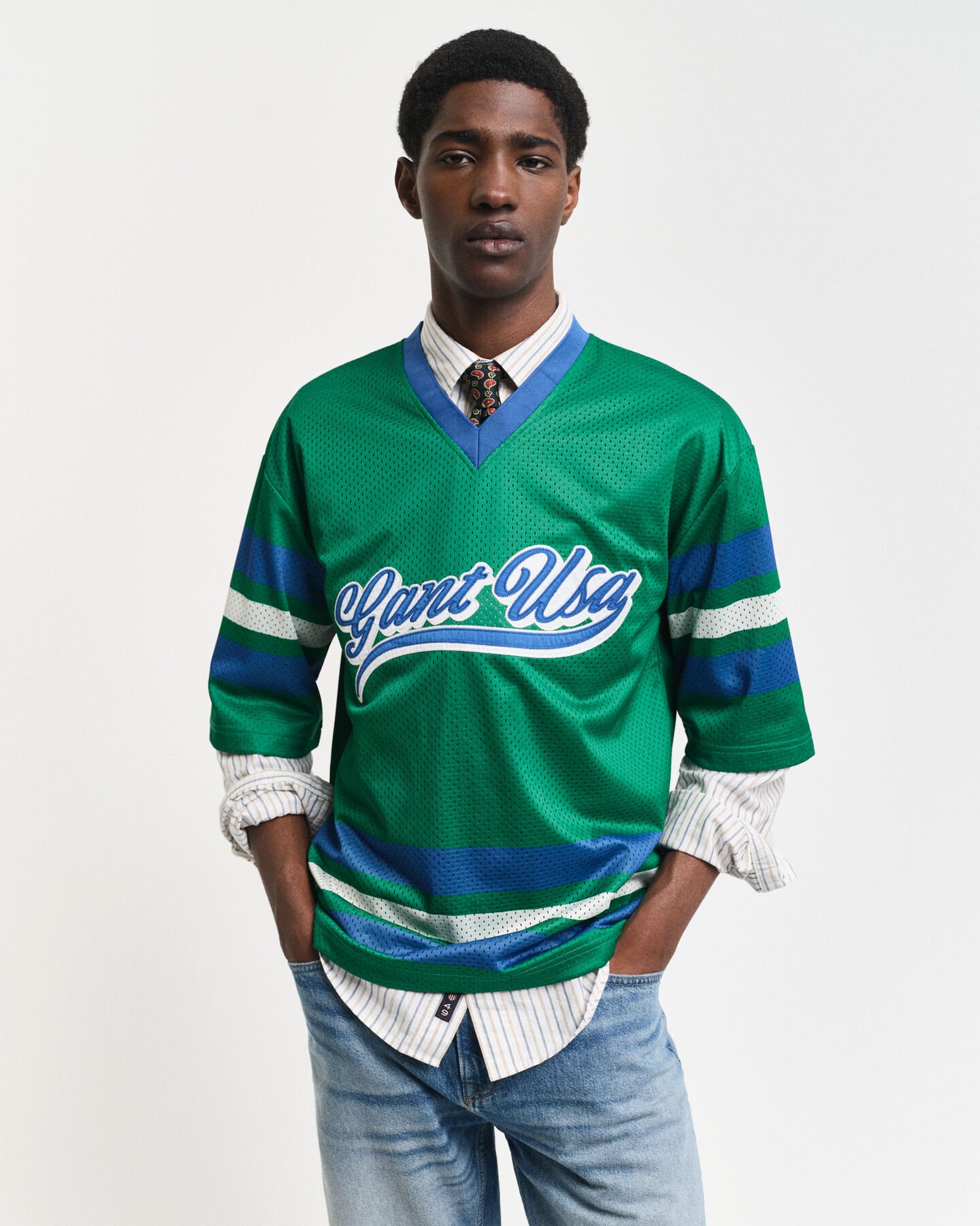 Mesh Short Sleeve Sports Jersey