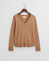 Fine Knit V-Neck Sweater