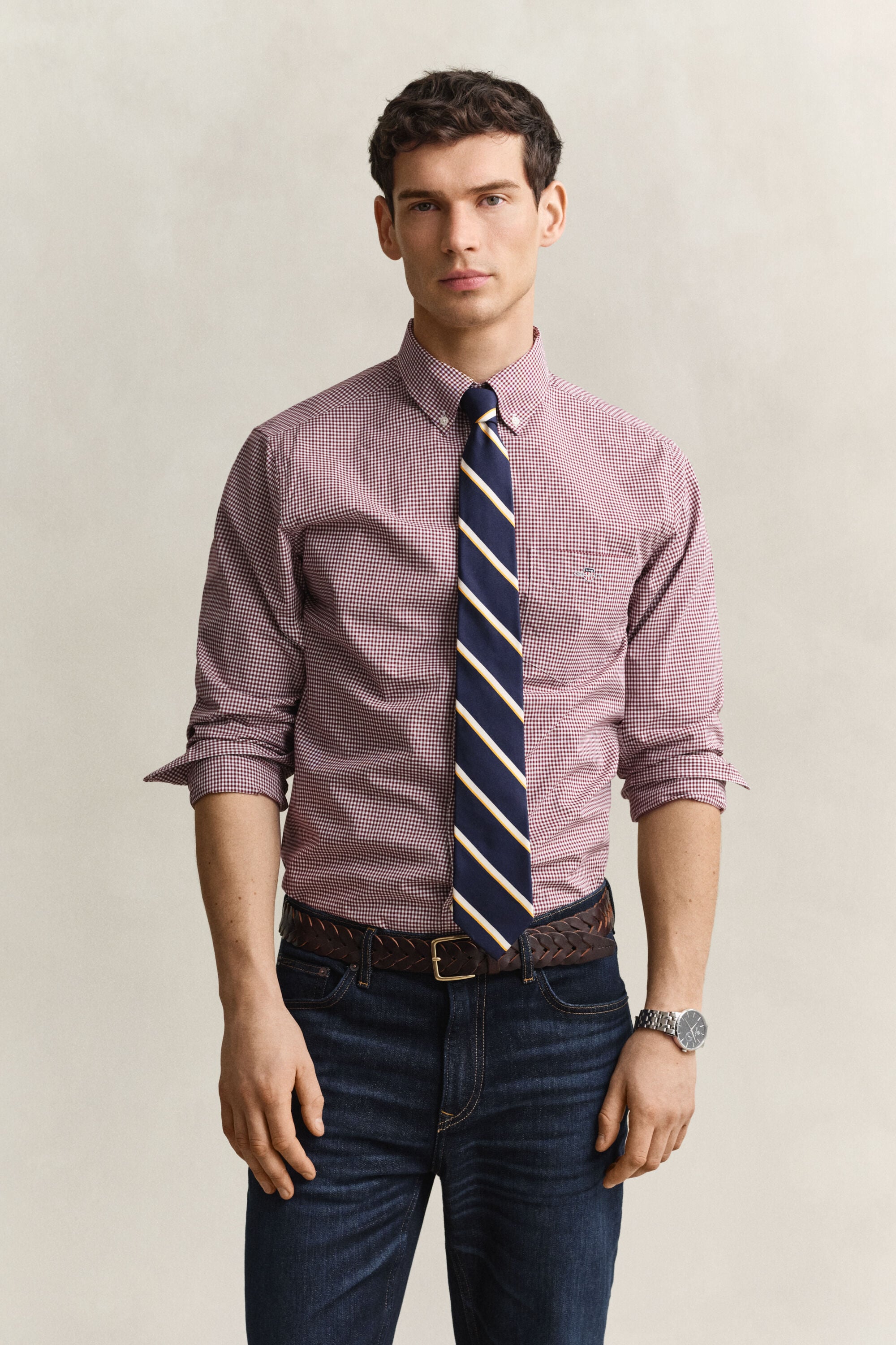 Gingham Classic Poplin Shirt