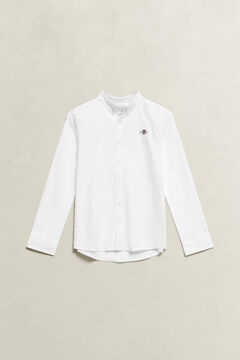 Teen Boys Shield Oxford Shirt — WHITE 2