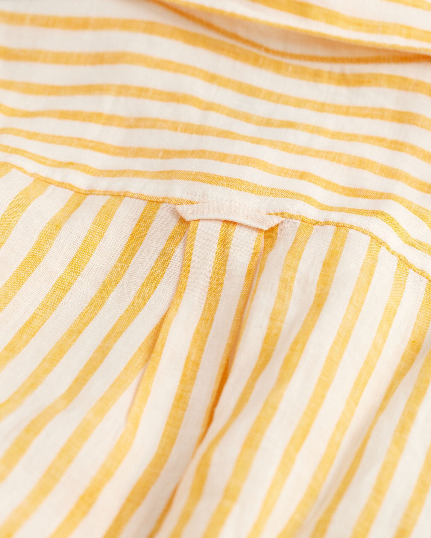 Relaxed Fit Striped Linen Shirt