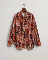Paisley Bow Blouse