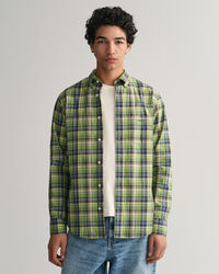 Regular Fit Medium Checked Poplin Shirt
