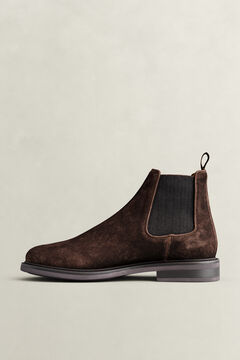 St Fairkon Suede Chelsea Boots — WEATHERED BROWN 4