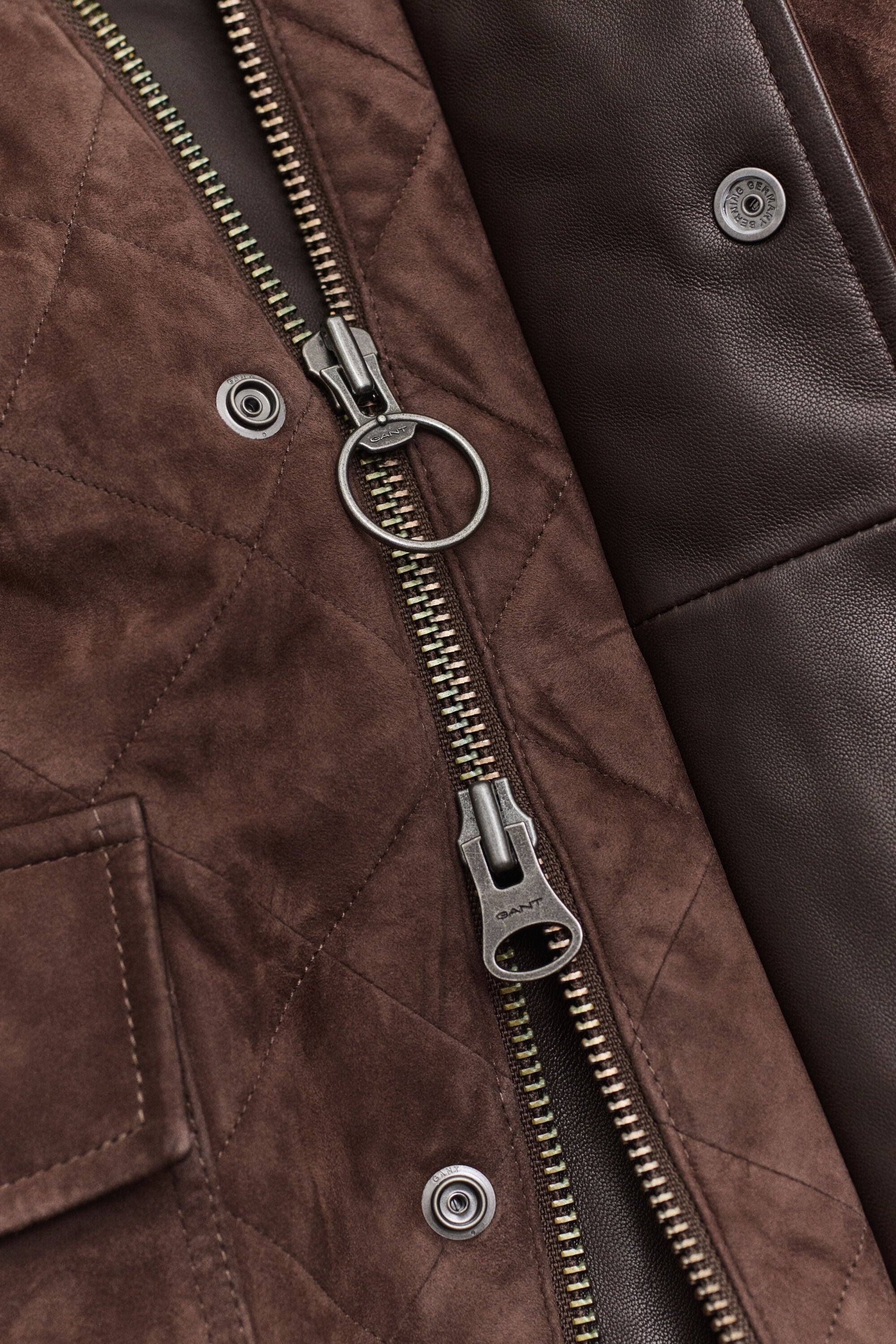 Quilted Suede Jacket