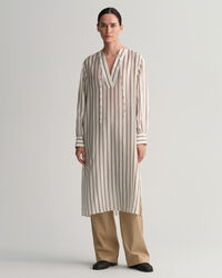Striped V-Neck Caftan