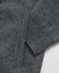 Superfine Lambswool Zip Cardigan