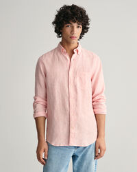 Regular Fit Striped Linen Shirt