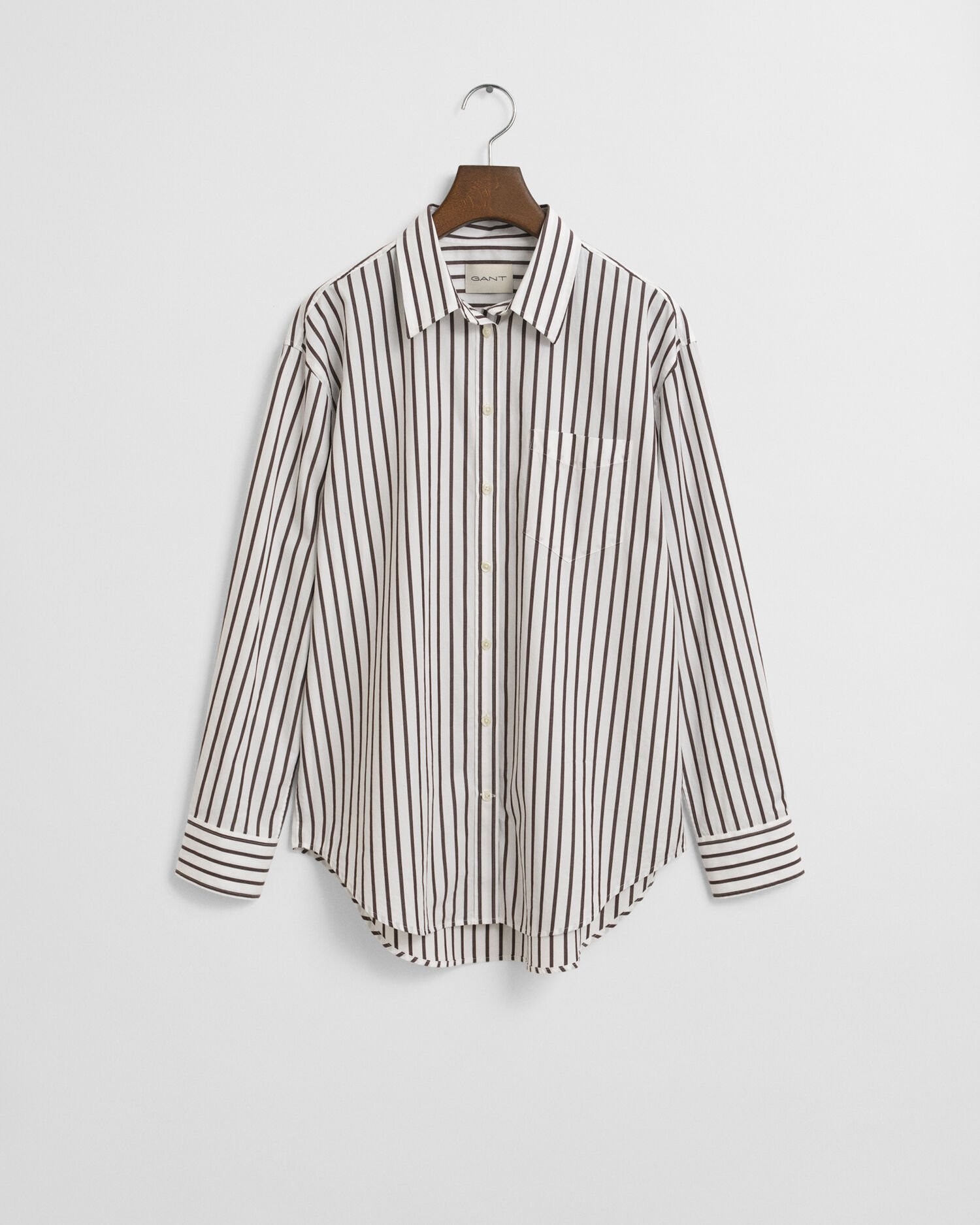 Relaxed Fit Classic Striped Poplin Shirt