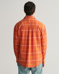 Oversized Textured Checked Shirt