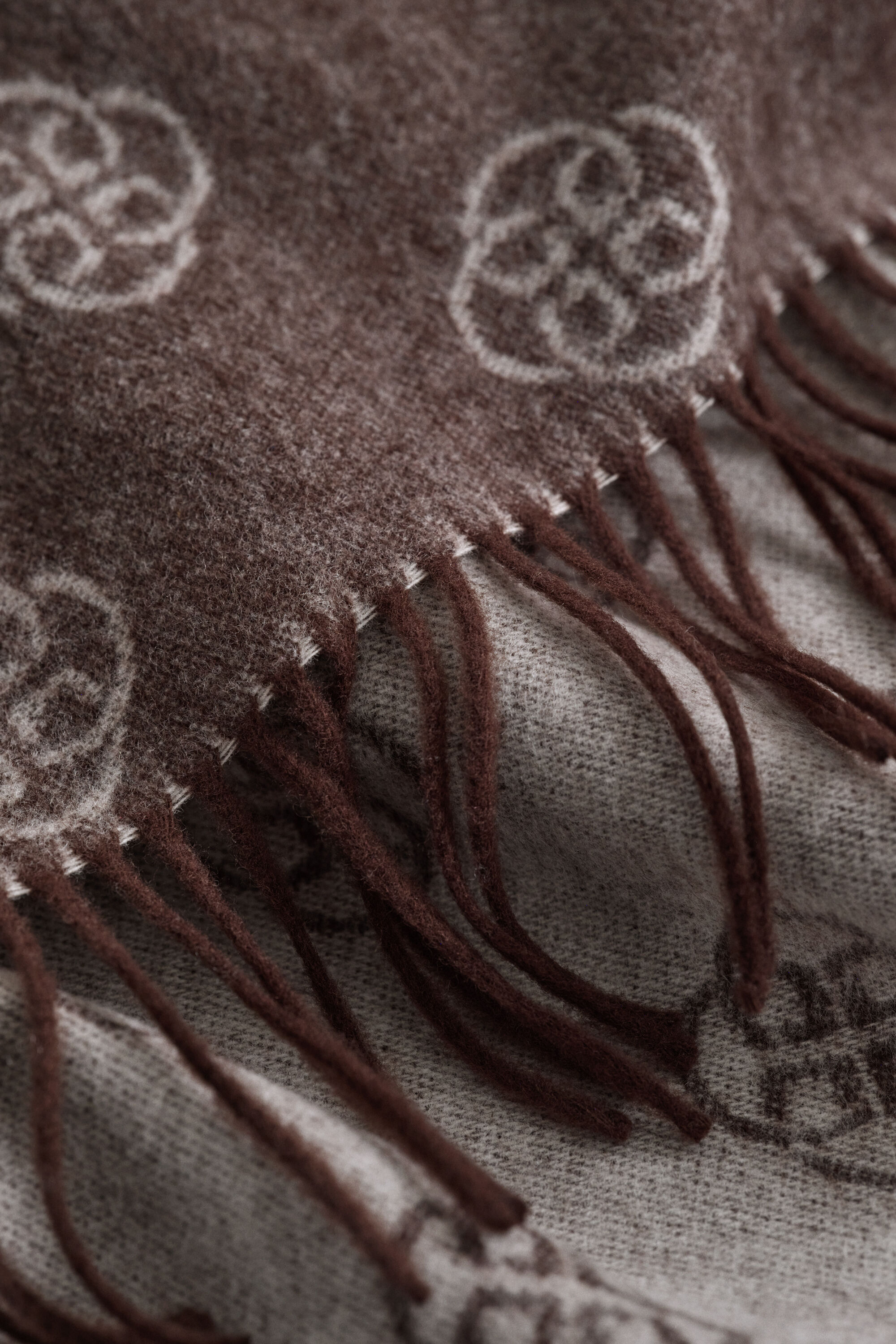 Monogram Wool Scarf