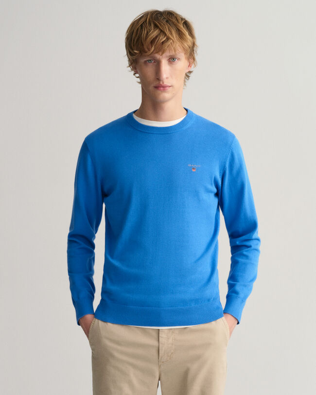 Classic Cotton Crew Neck Sweater