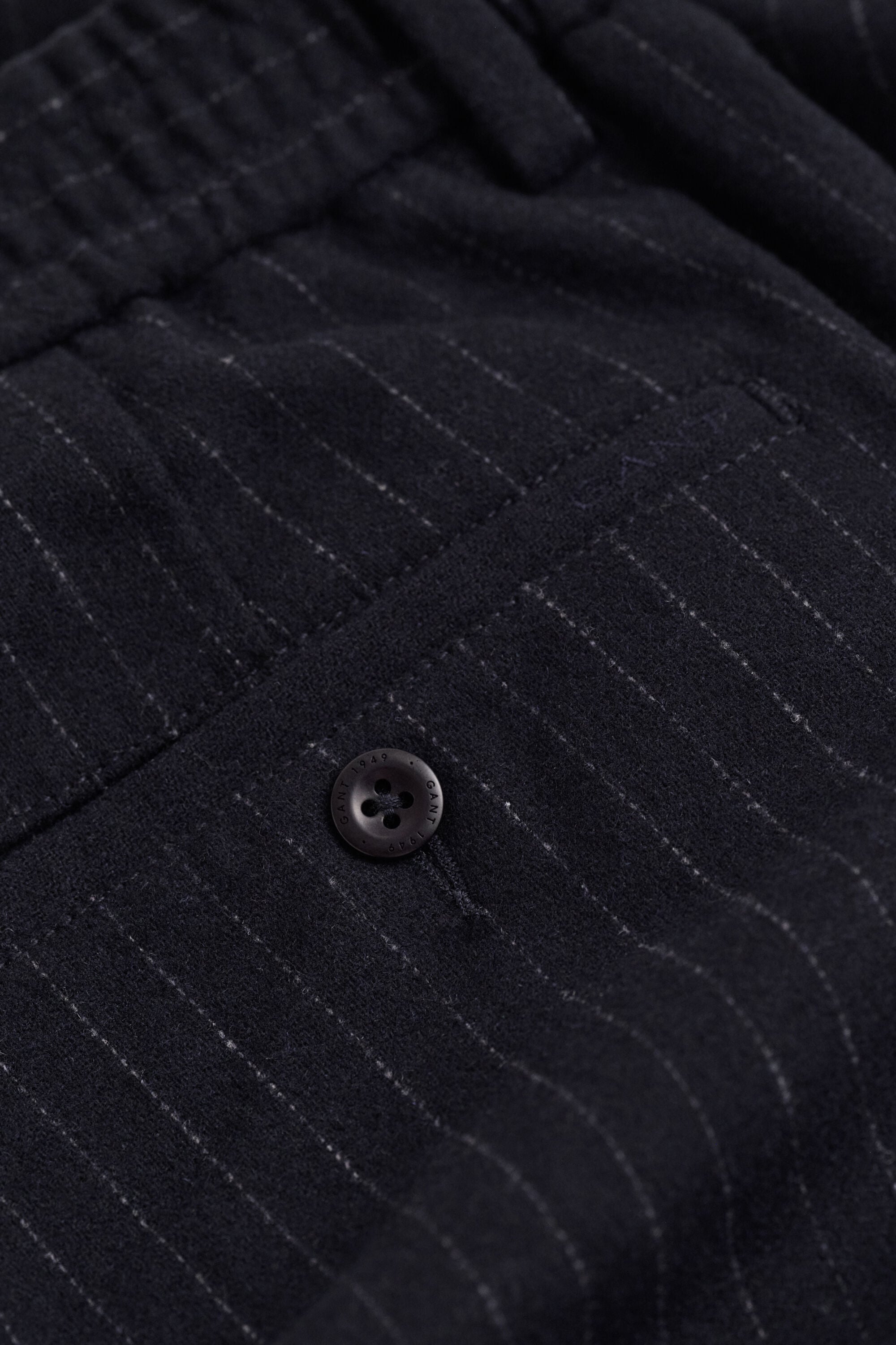 Tapered Wool Flannel Pants