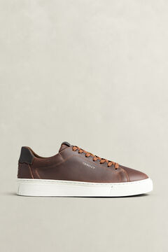 McJulien Leather Sneakers — SHADOW BROWN 5