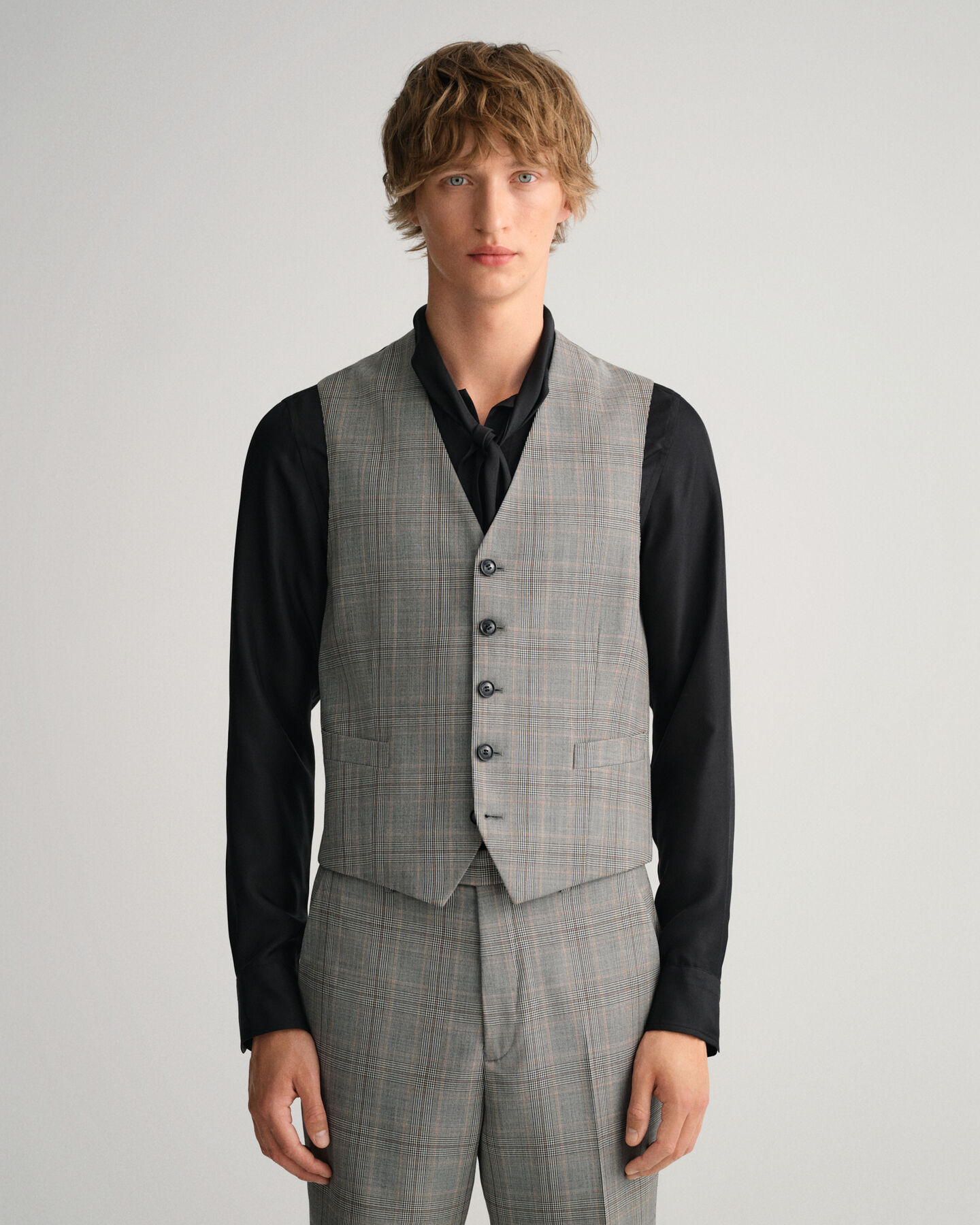 Glen Check Suit Waistcoat