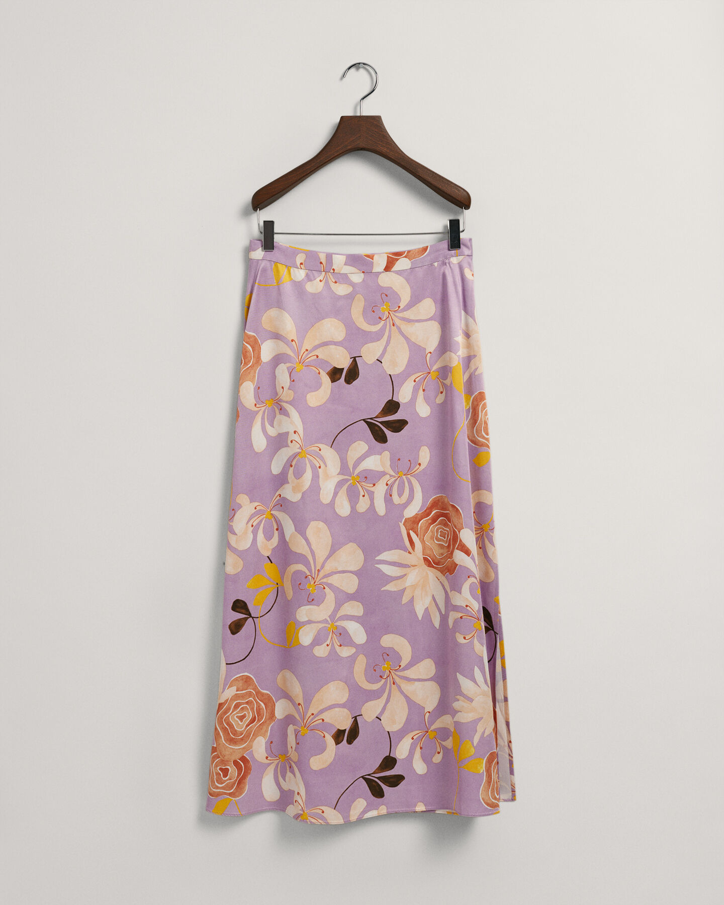 Floral Print Midi Skirt