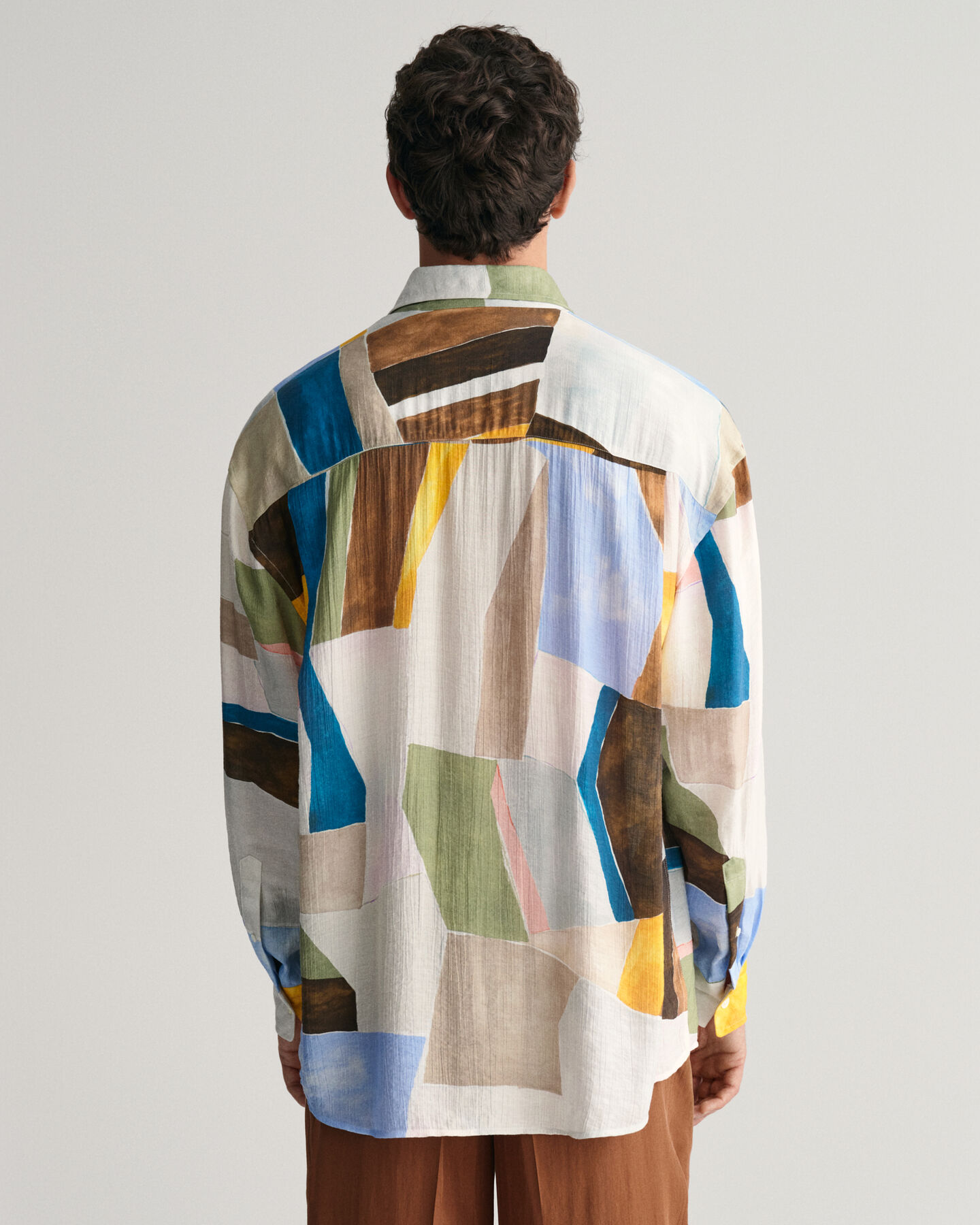 Oversized Art Print Shirt