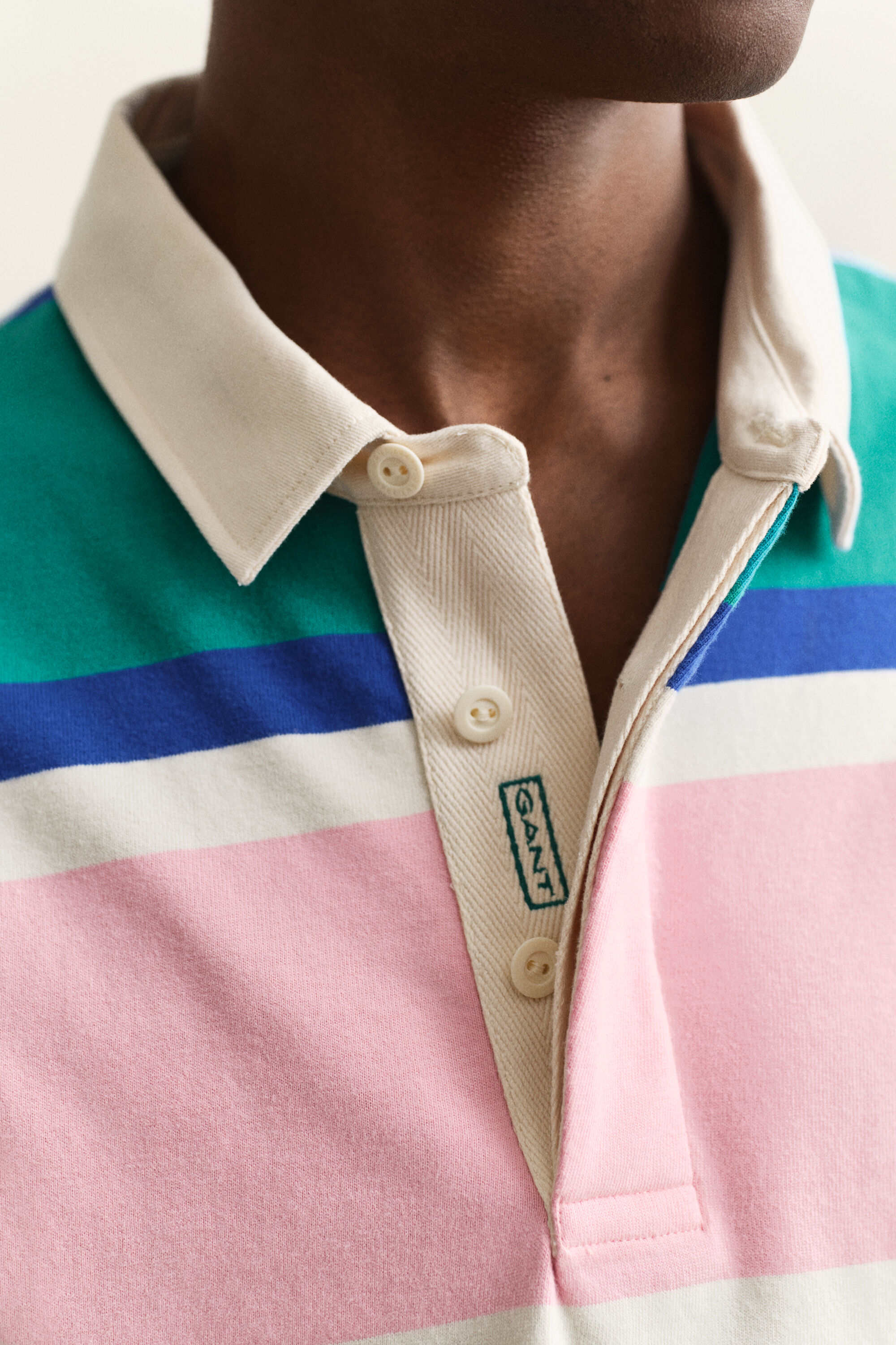 Block Striped Rugger