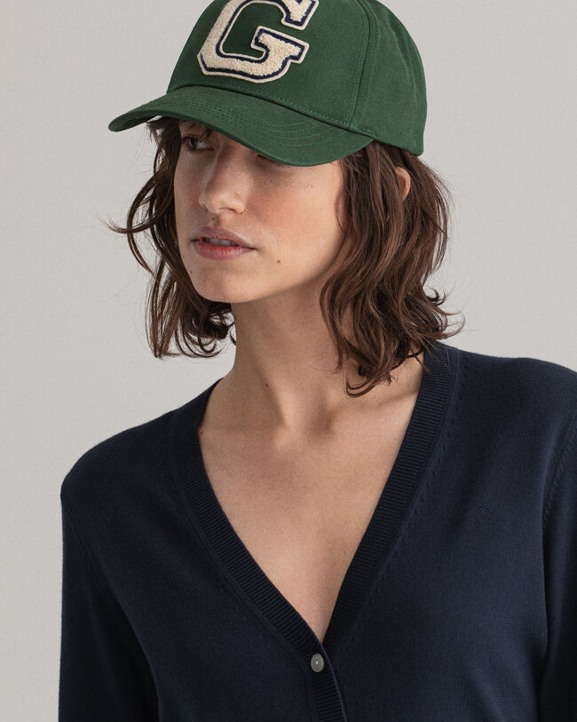 Light Cotton V-Neck Cardigan