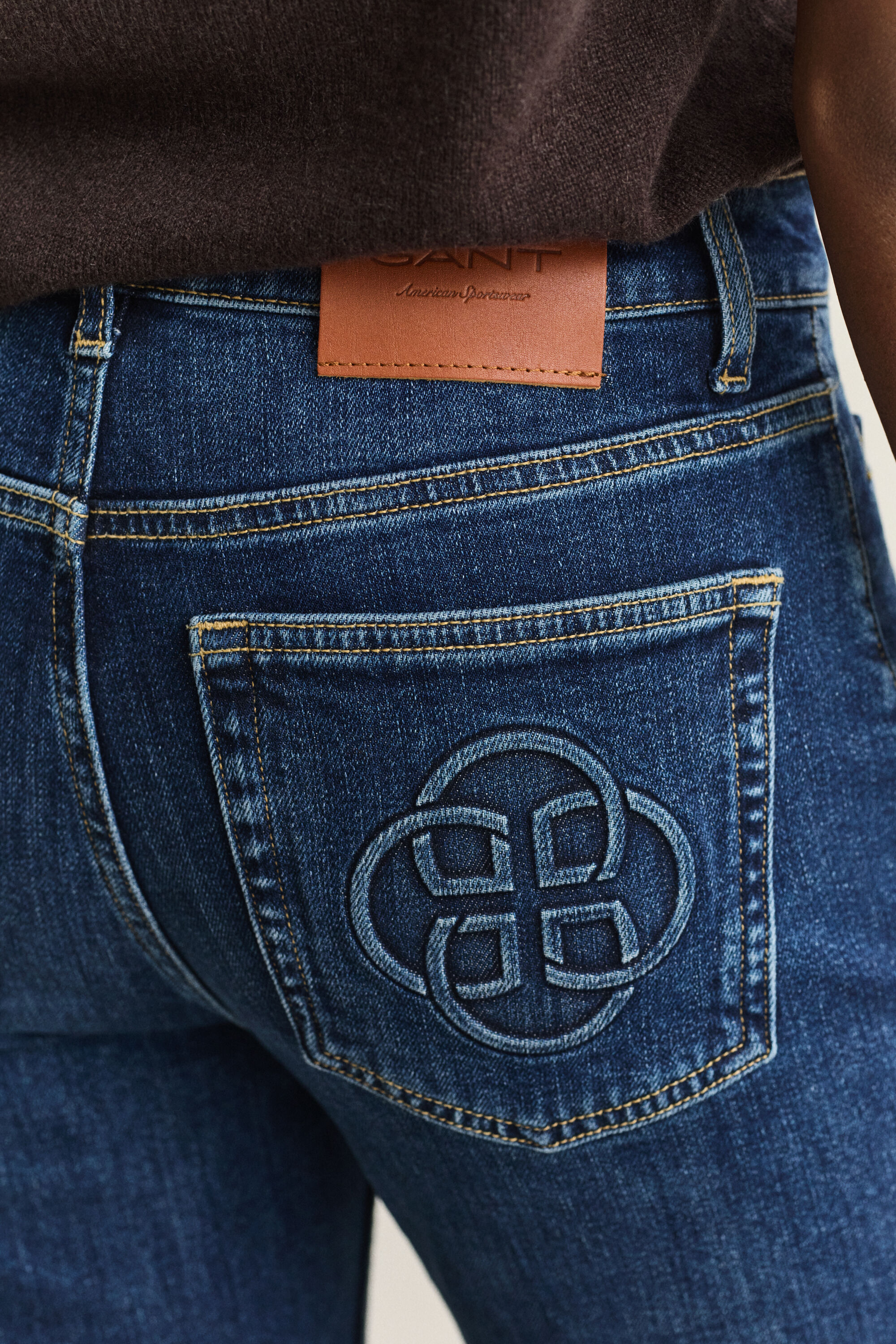 Monogram Flared Jeans