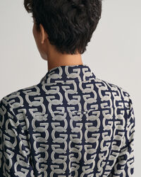 G Patterned Shirt Dress