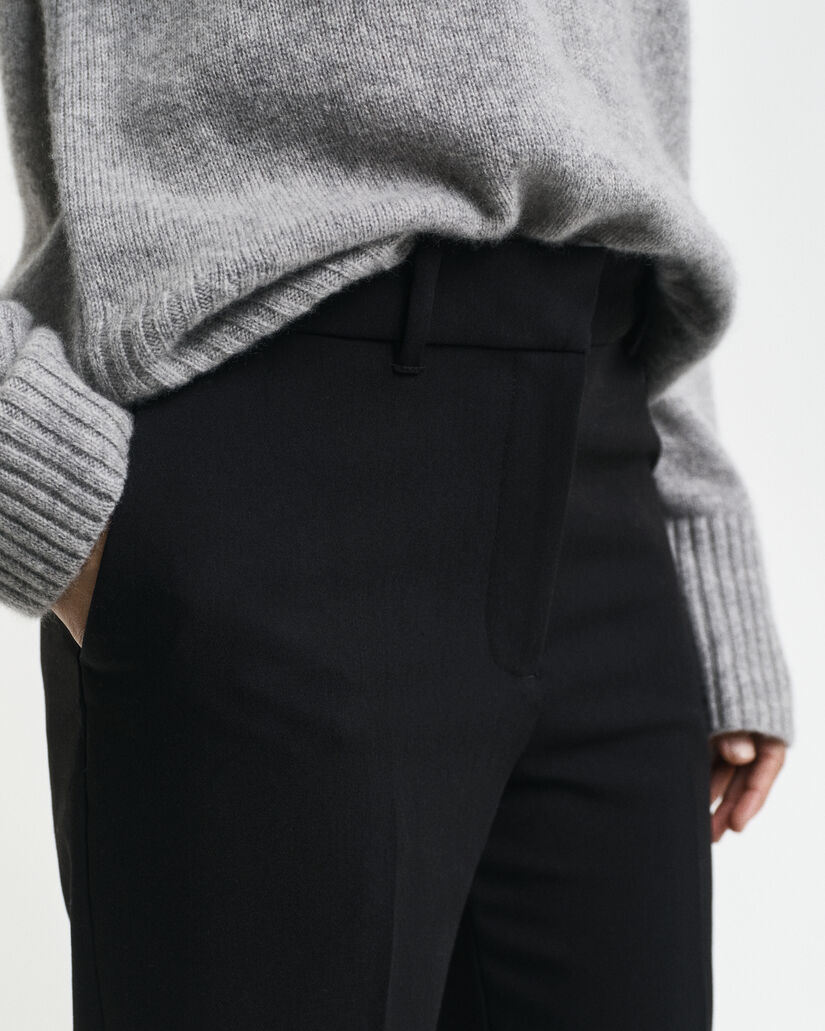 Slim Fit Flared Slacks