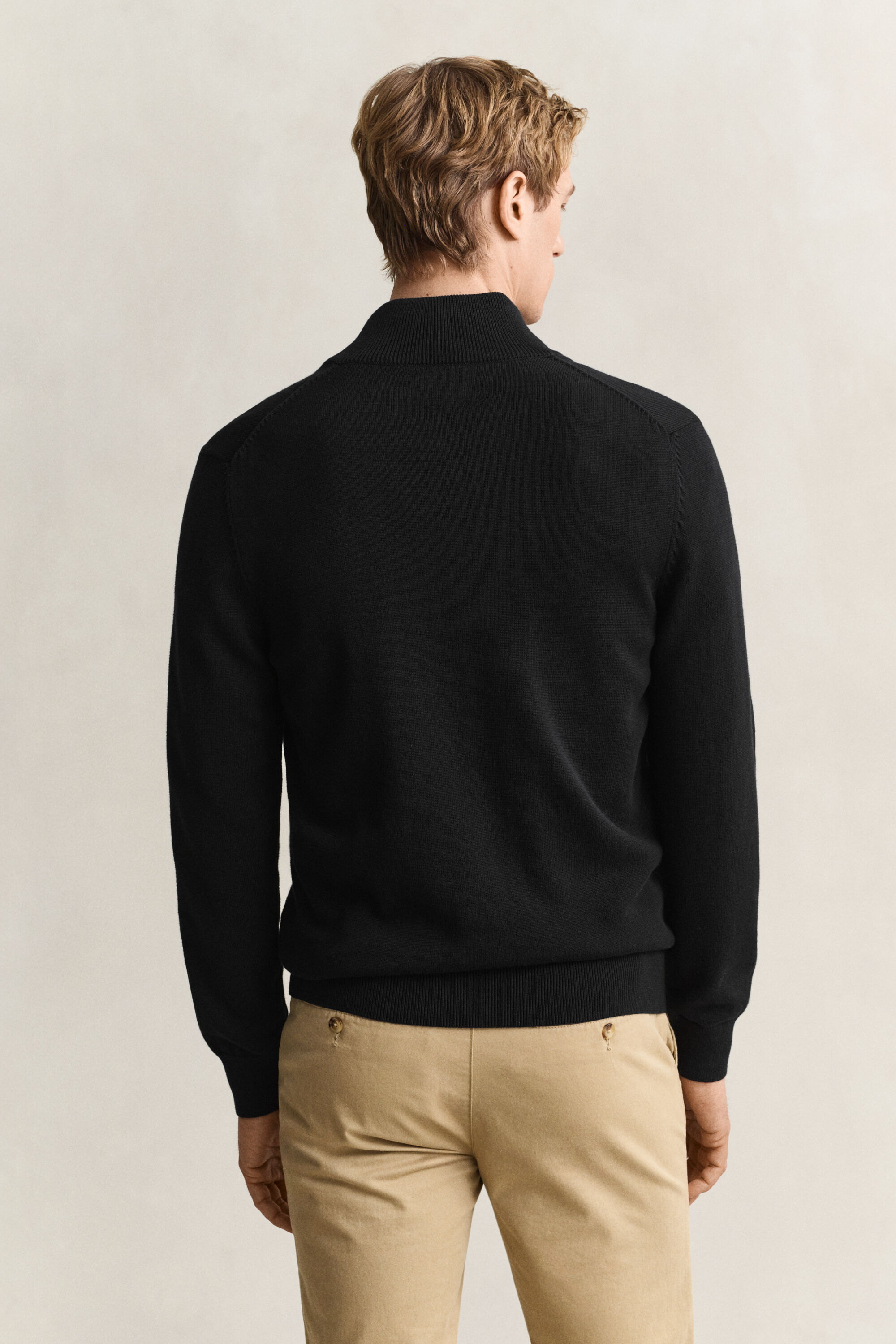 Casual Cotton Zip Cardigan