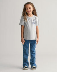 Kids G Dog Print T-Shirt