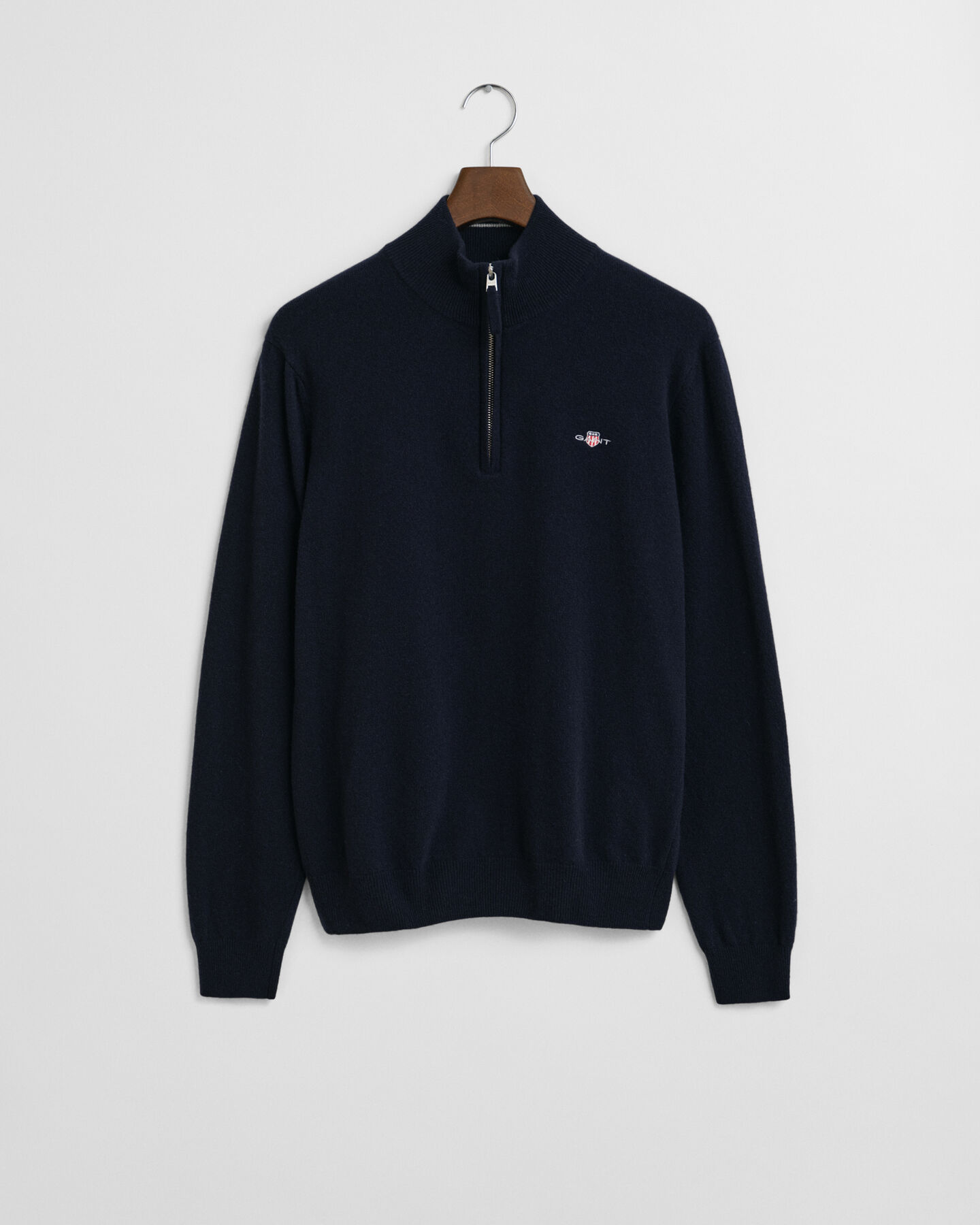 Superfine Lambswool Half-Zip Sweater