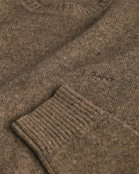 Wool Blend Crew Neck Sweater